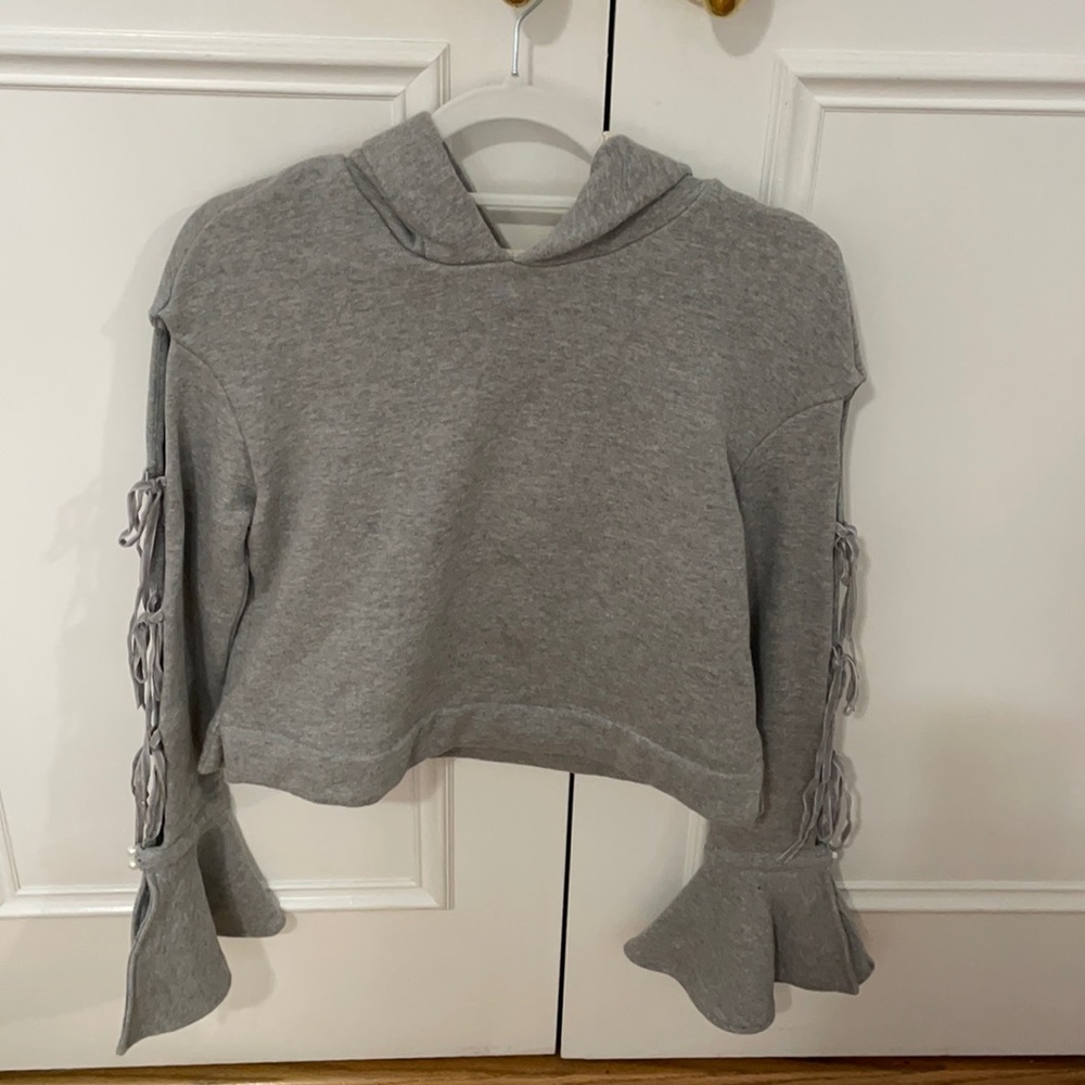 Jonathan Simkhai cropped hooded sweatshirt